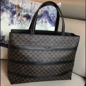 Vintage CELINE Macadam Tote Bag